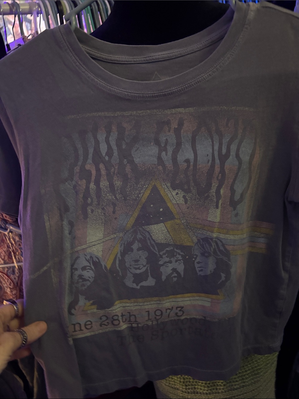 Women’s Short Sleeve Graphic Tee in Faded Purple